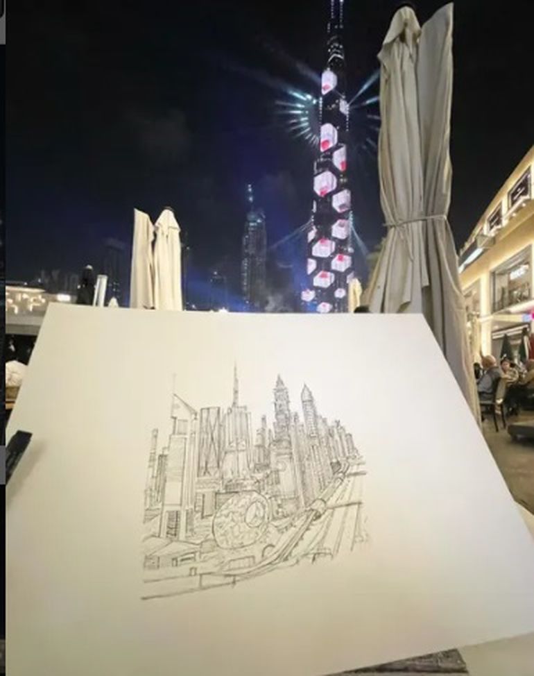Victoria Citro I started my art journey drawing and now my #Nft art is displayed at Dubai at @worldartdubai Never underestimate the power of your passion ! Giving up is easy ,keep going besides ups and downs is how you can make your dreams come true ! This is my ninja way! Special thxs to @saphiraventuragallery