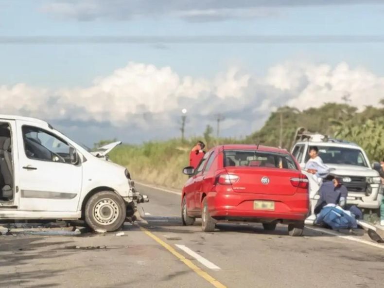 Choque en San Juancito