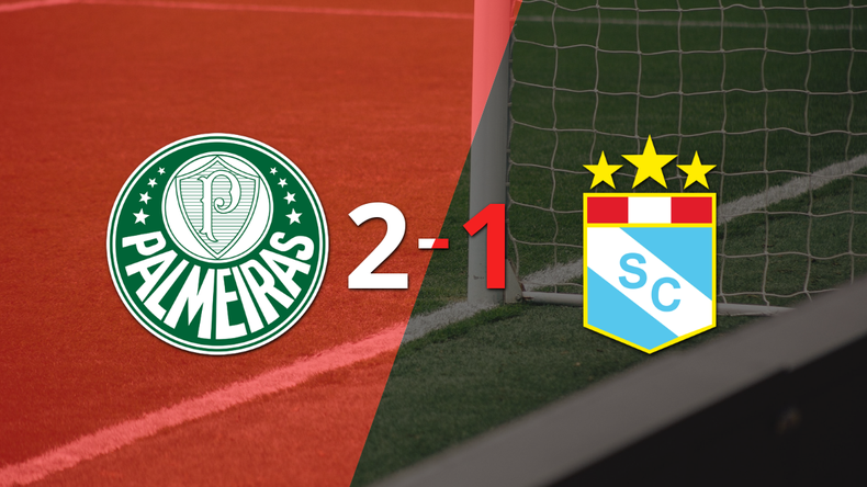 Palmeiras logró una victoria como anfitrión por 2 a 1 frente a Sporting Cristal