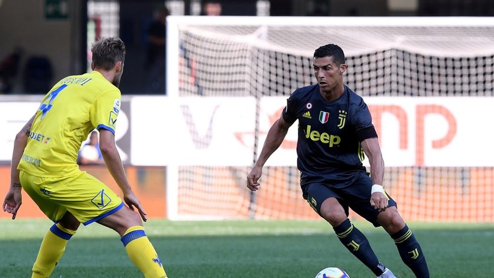 Juventus ganó en el debut en la liga italiana, pero Cristiano no convirtió