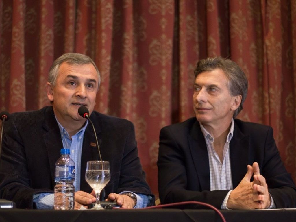 Morales junto a Macri
