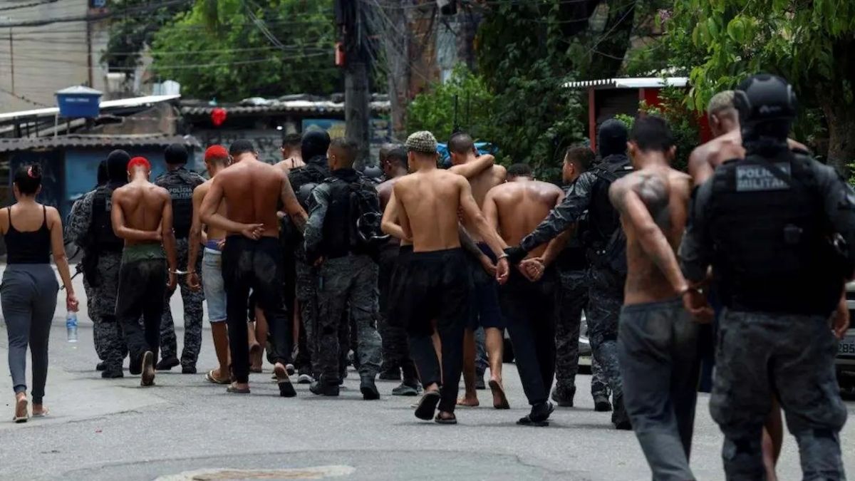 Mega operativo en Río de Janeiro.
