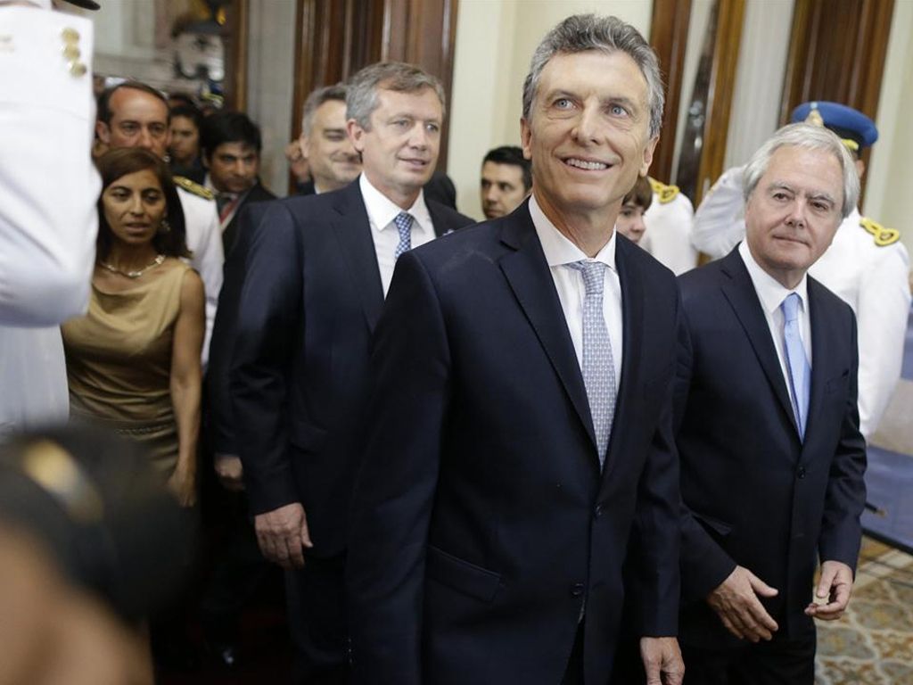 Macri entra al Congreso