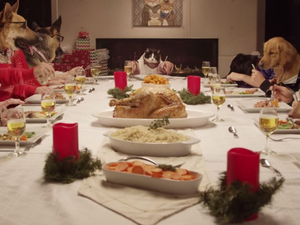 Cena entre animales