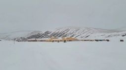 Nieve en Catua - Imagen de archivo