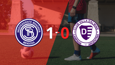 A Independiente Mdz. le alcanzó con un gol para derrotar a Villa Dálmine en el estadio Bautista Gargantini