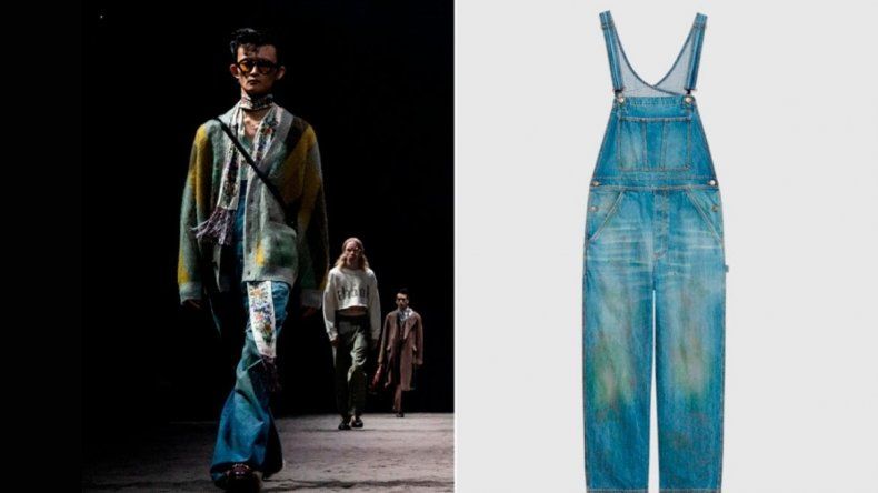 Critican a Gucci por vender un overol manchado a 1.400 dólares