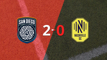 Nashville SC cayó derrotada ante San Diego FC por 2-0