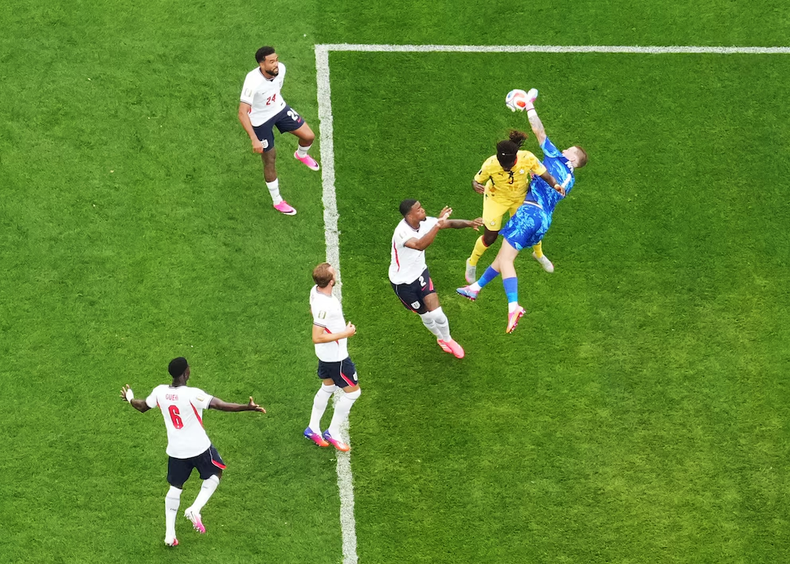 Empate 0 a 0 de Inglaterra ante Ghana.