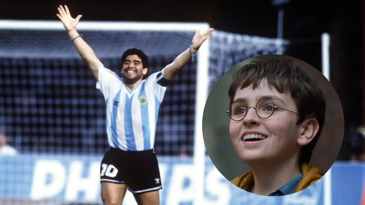 La serie de Harry Potter rinde homenaje a Diego Maradona y las redes estallaron.