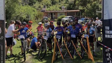 Todo listo para la fecha de Mountain Bike para los más chicos