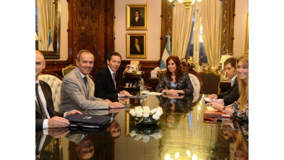 Reunión en Casa de Gobierno