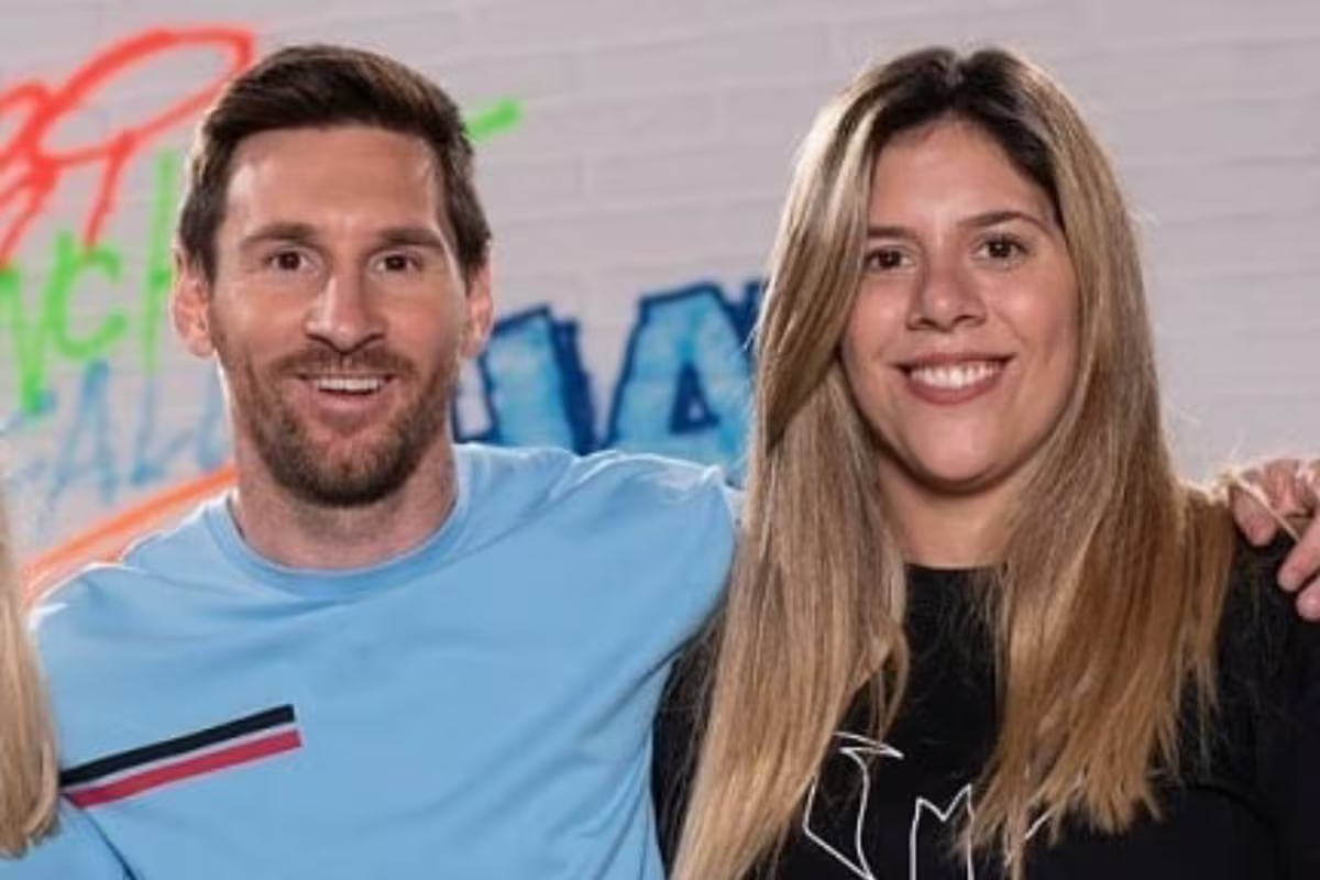 María Sol y Lionel Messi.