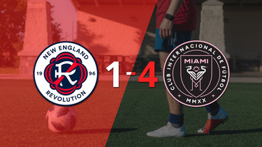 Inter Miami logra remontada y goleada ante New England Revolution