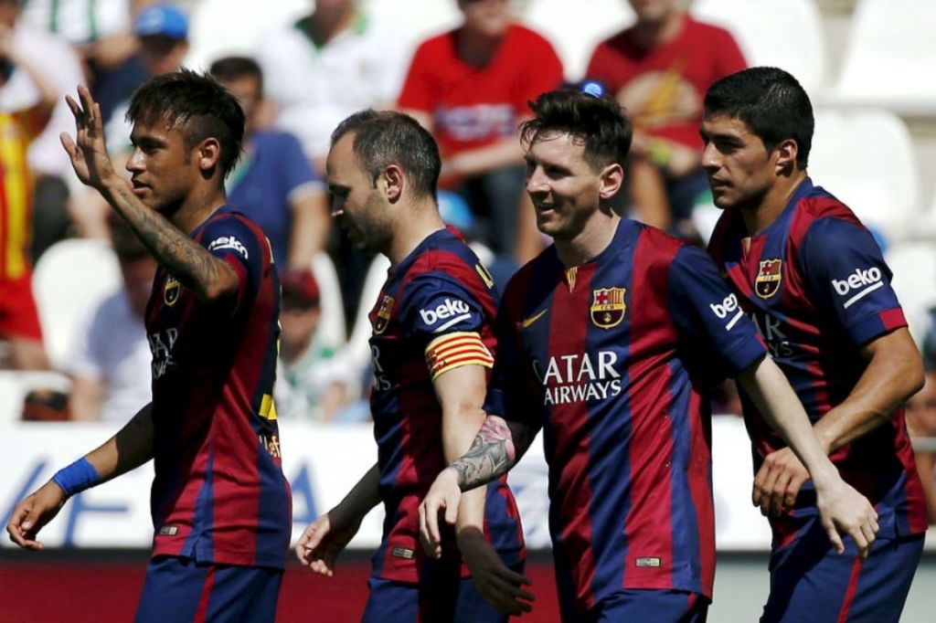 Messi brilla en el Barcelona