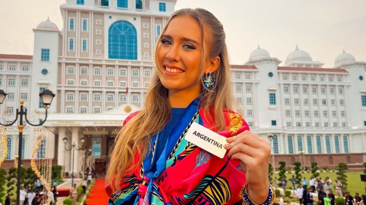 Guadalupe Alomar en Miss Mundo.