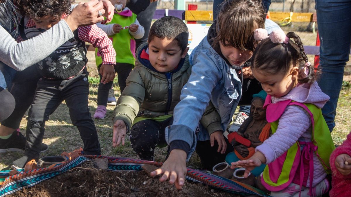 Pachamama para los chicos.