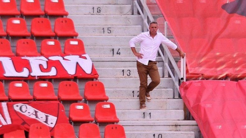 Lucas Pusineri se va del rojo.&nbsp;