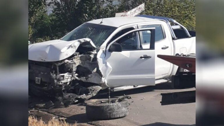 Siniestro vial en el Acceso Sur