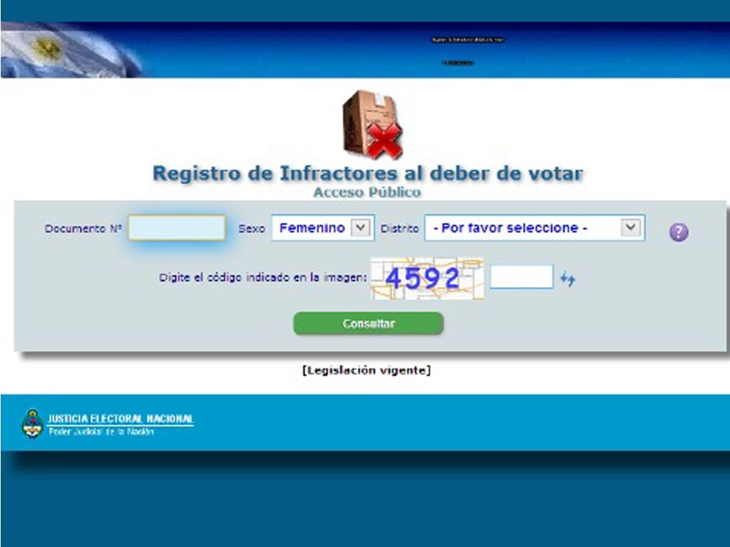 Registro de Infractores