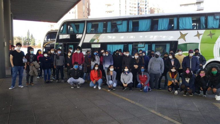 Estudiantes varados en Córdoba