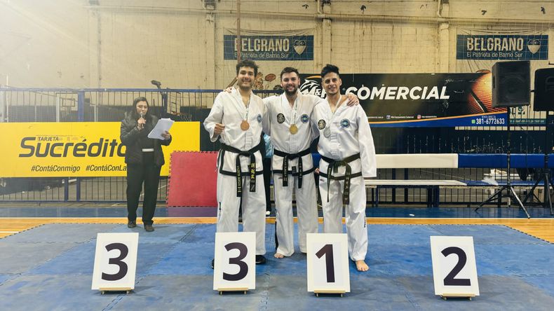 Jujeños enel podio en el Provincial de Taekwondo de Tucumán