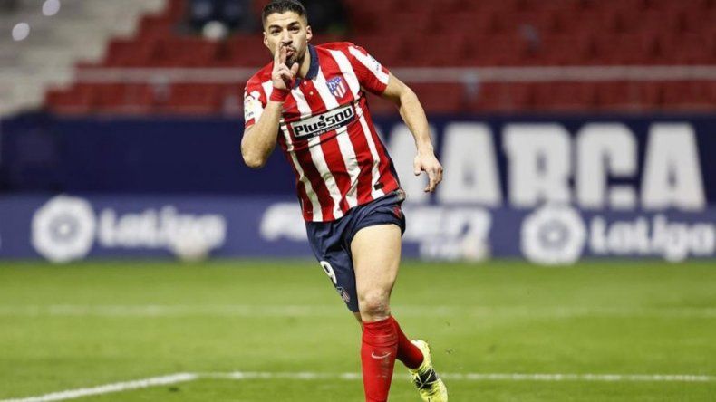 Luis Suárez, goleador del Atlético Madrid.