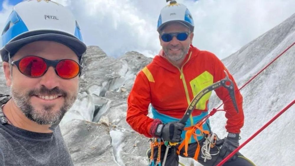 Sebastián Aldana y Matías Gómez en el Himalaya