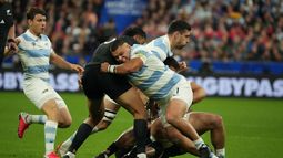 Los Pumas perdieron la semifinal contra los All Blacks.