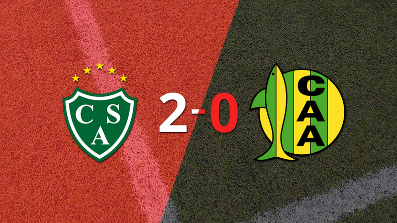 Aldosivi cayó derrotada ante Sarmiento por 2-0