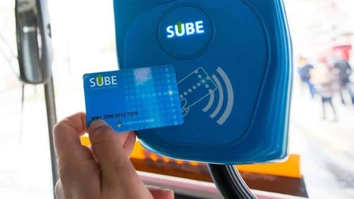 Tarjeta Sube.