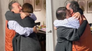 El conmovedor reencuentro viral entre un padre y su hija.&nbsp;