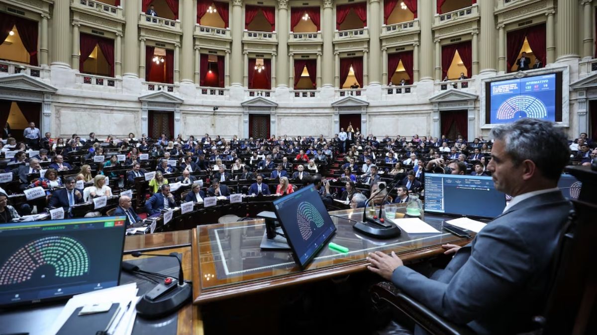 Votación del presupuesto 2026 en Diputados.