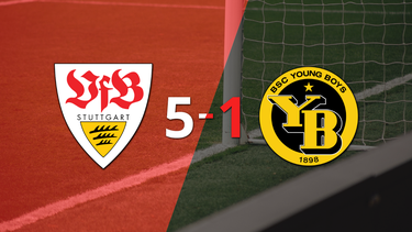 Stuttgart perdía con Young Boys, pero lo dio vuelta con una goleada 5-1