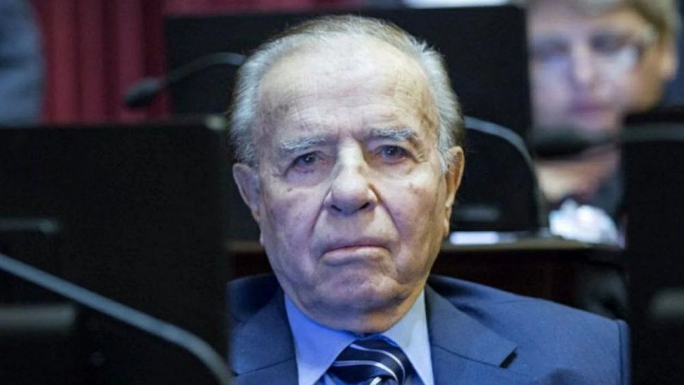 Carlos Menem será velado en el Salón Azul del Senado