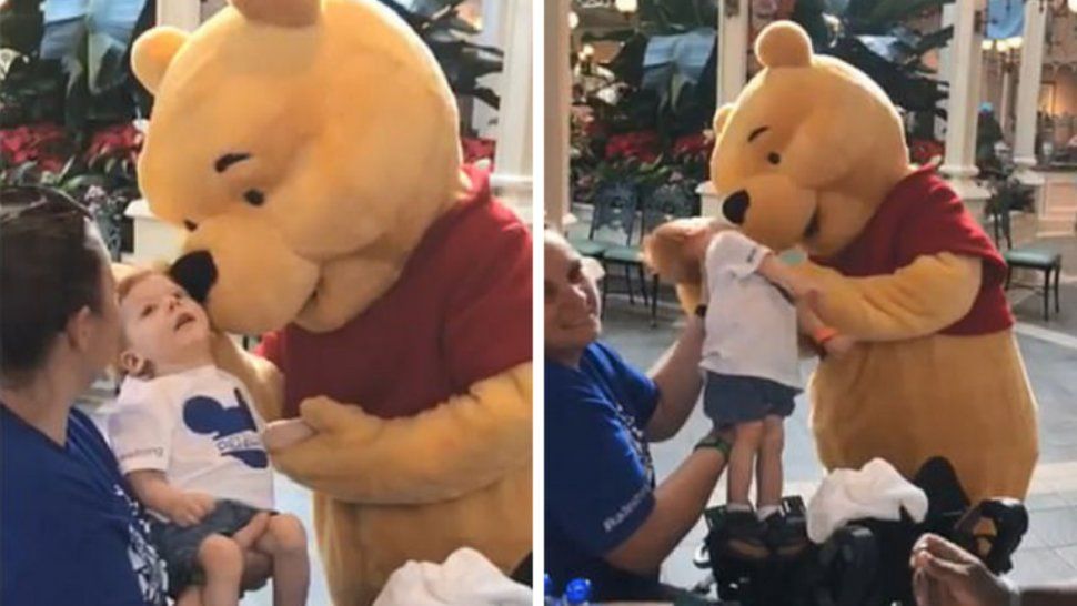 Personaje de Disney se ganó el corazón de un bebé con parálisis cerebral