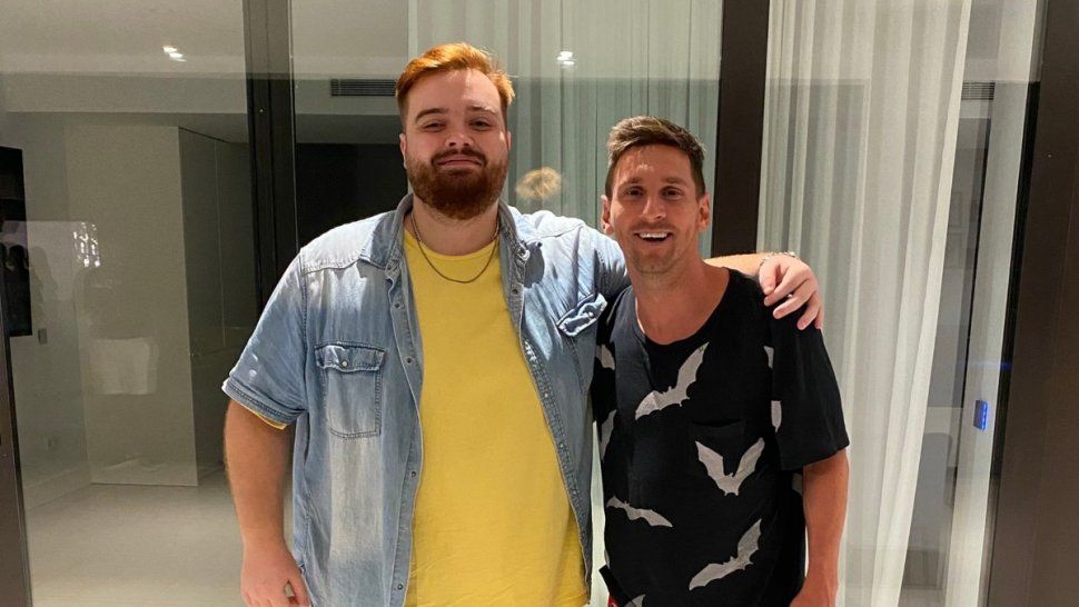 Ibai Llanos fue uno de los invitados a la cena que organizó Messi para despedirse de Barcelona.