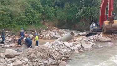 Corte de agua en San Salvador de Jujuy.
