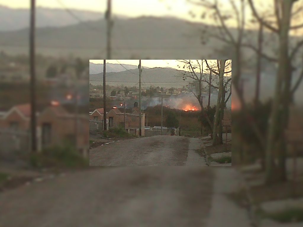 Incendio en Alto Comedero