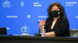 La ministra Carla Vizzotti anunció una cuarta dosis contra el covid-19 para los vacunados con Sputnik V que viajen a países que no la aprobaron. /Archivo