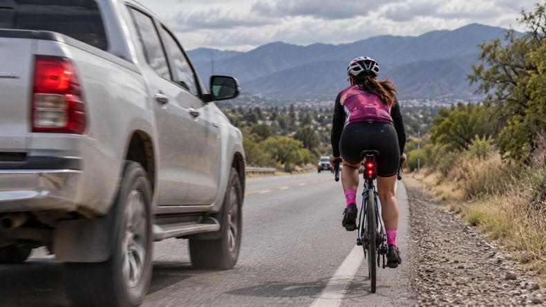 Los riesgos que corren los ciclistas en las rutas jujeñas&nbsp;