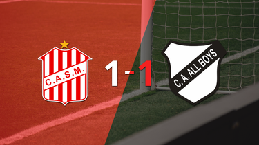 San Martín (T) y All Boys se repartieron los puntos en un 1 a 1