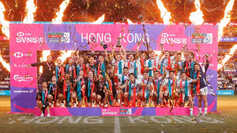Los Pumas 7s le ganaron a Francia y son campeones del Seven de Hong Kong