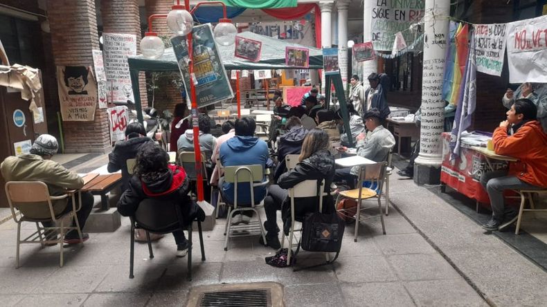 Reclamo universitario.