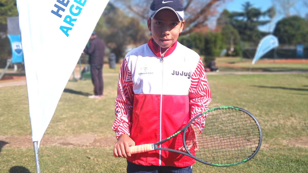 Valentino luego de su buen desempeño en el Torneo Nacional de Buenos Aires&nbsp;