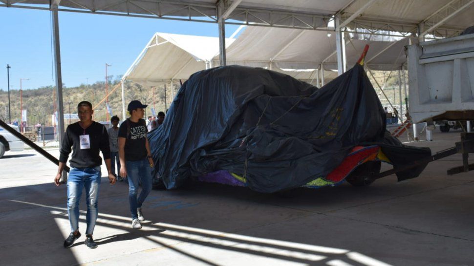 La primera carroza llegó a Ciudad Cultural 