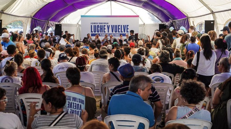 Plenario en Buenos Aires.