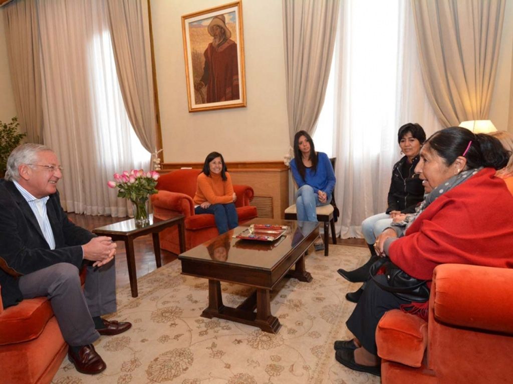 Encuentro de Fellner con Esther Morales