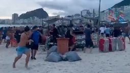 Agresión a hinchas de Boca en Río de Janeiro