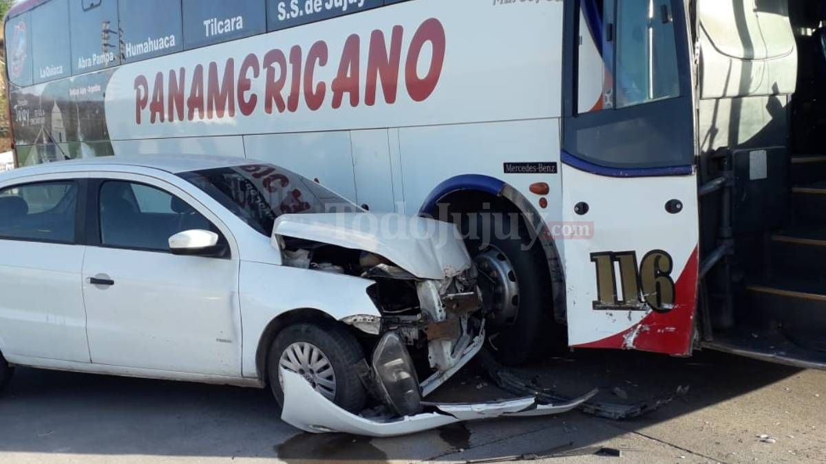 Un accidente en la terminal dejó un herido
